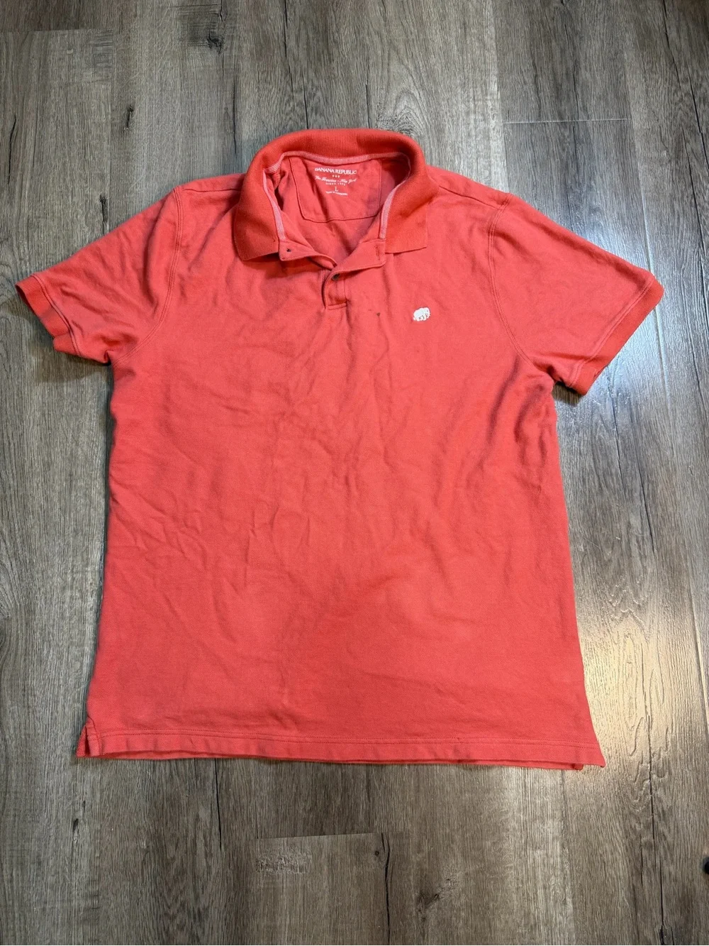 Banana Republic Coral Polo Shirt